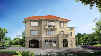 美观且简约实用的三层建筑
