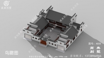 万里挑一的中式庭院自建别墅