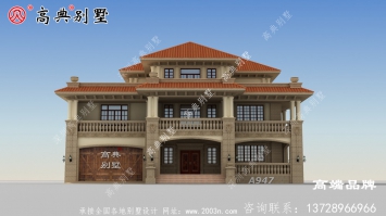 这款带车库的欧式别墅，都能建得起，来看看你喜欢吗？