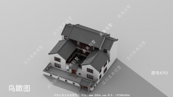 造价最低的三层中式风格农村新别墅