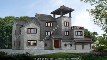 回家盖一栋新中式院子别墅住的舒服