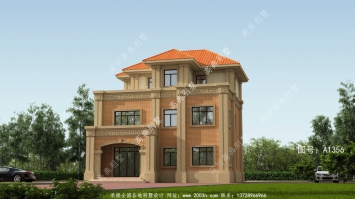 欧式风格三层别墅，感受不一样的农村