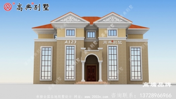 农村自建大面积户型欧式房屋别墅