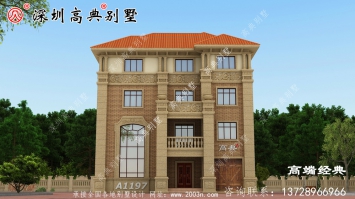 二层半带露台自建房图片，种花养鱼，烧烤赏月，好不惬意！