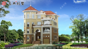 法式风格从多个角度展现别墅的内在美