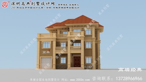 闵行区农村欧式住宅施工图设计方案精