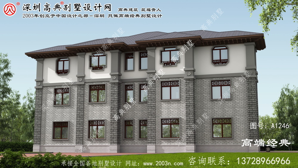 桂东县农村房屋设计图大全别墅	