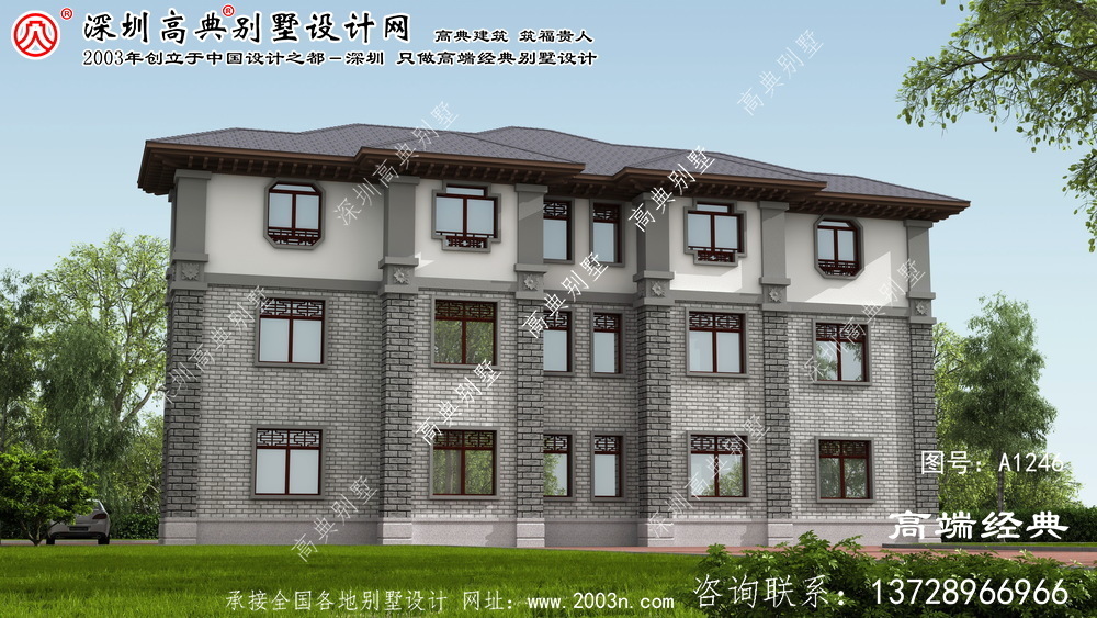 桂东县农村房屋设计图大全别墅	
