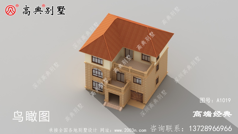 苗栗县农村自建房图纸二层半