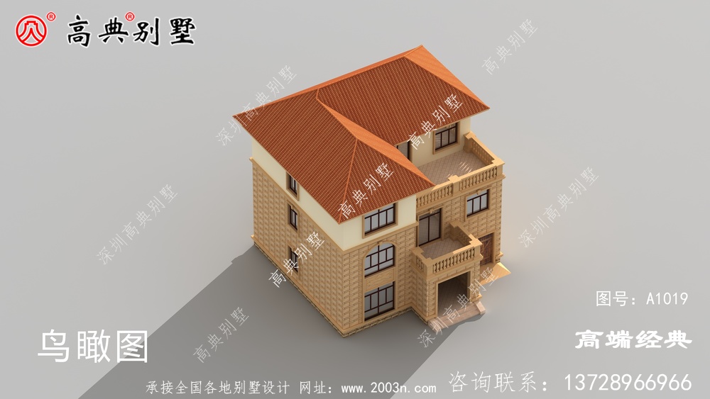 苗栗县农村自建房图纸二层半