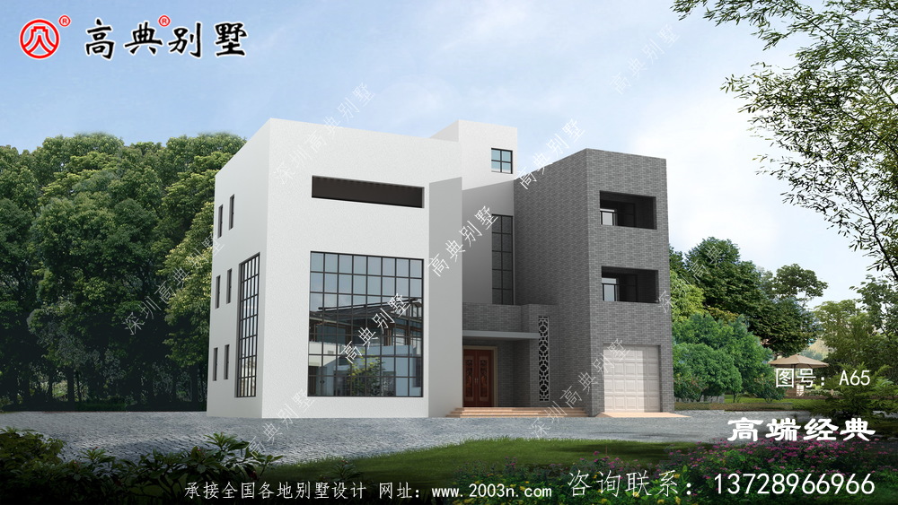 乡村别墅设计现代风格平顶