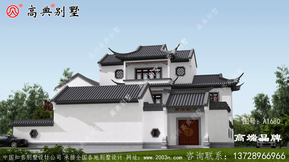 农村三层设计图富有时代气息 。