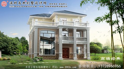 土默特右旗简约朴实的三层欧式风格别