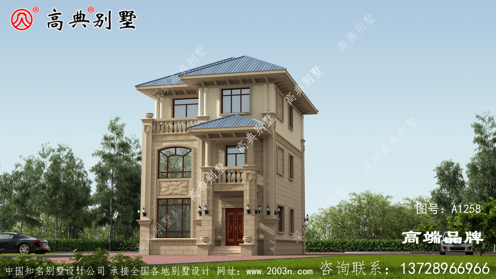 小型别墅设计效果图空间利用率大幅提高 。