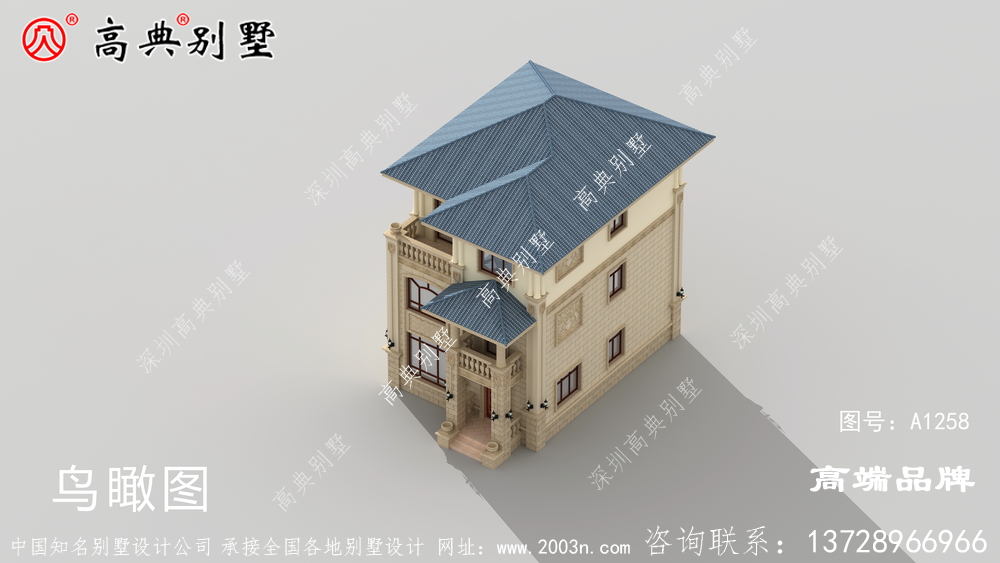 小型别墅设计效果图空间利用率大幅提高 。