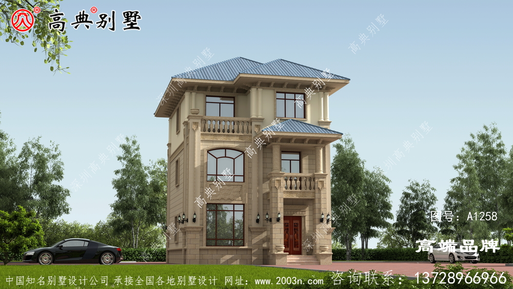 小型别墅设计效果图空间利用率大幅提高 。