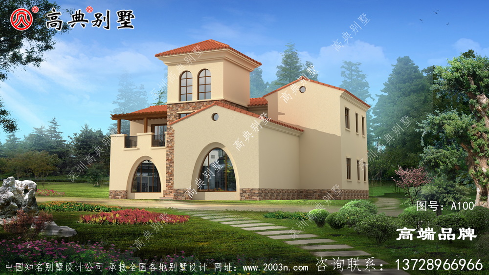 农村别墅设计施工图纸特别适合农村建造。