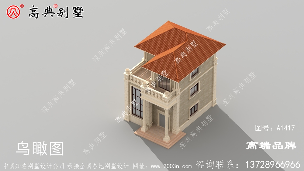 农村三层房屋效果图简洁舒适，人人都羡慕
