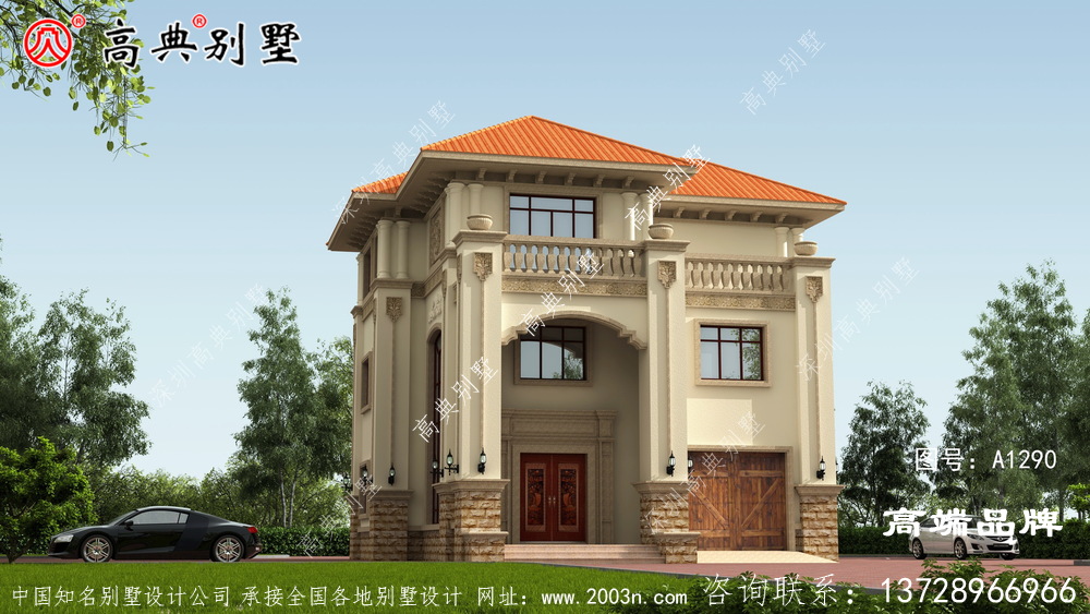 简欧式别墅外观效果图大全乡村生活的深深渴望