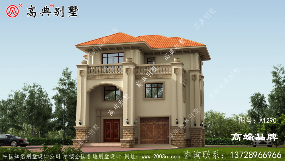 简欧式别墅外观效果图大全乡村生活的深深渴望