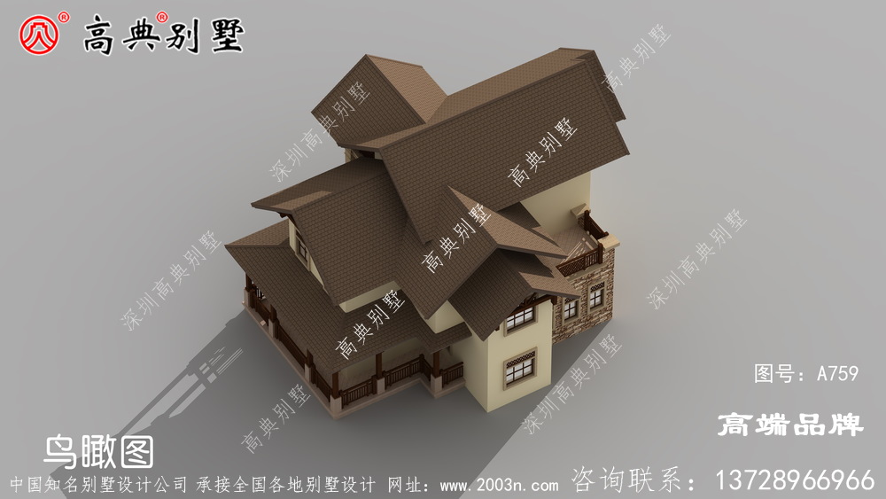三层别墅设计图纸及效果图大全超大落地窗
