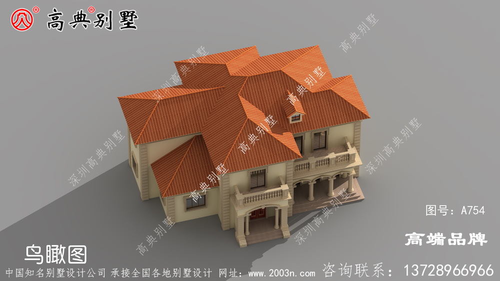 别墅设计图纸及效果图大全户型方正，经典大气