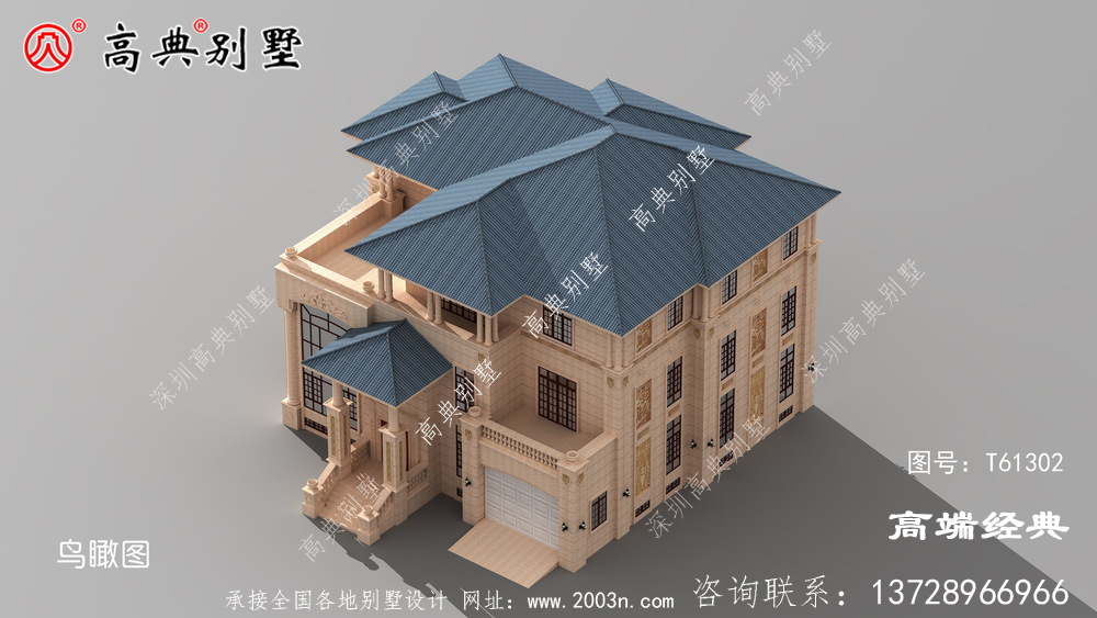三层别墅外观图片外观精美，老家邻居都羡慕