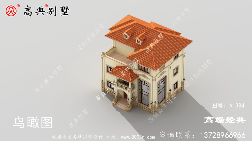 孝义市农村盖三层楼效果图，经济实用，30万就能盖起来
