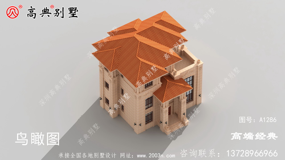 设计感十足，极致美感的欧式石材别墅
