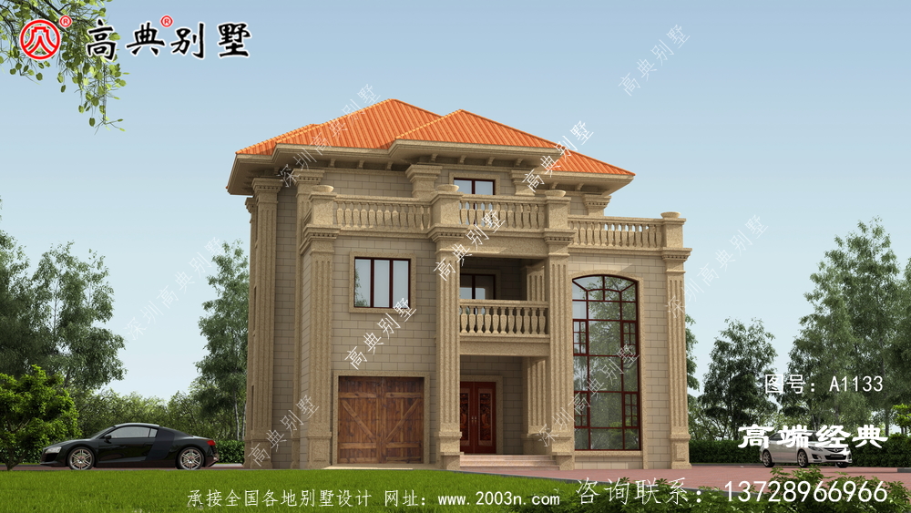 既丰富了外观造型，又解决了采光外观
