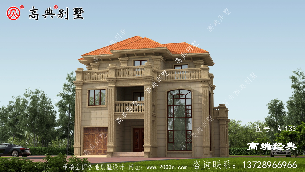 既丰富了外观造型，又解决了采光外观