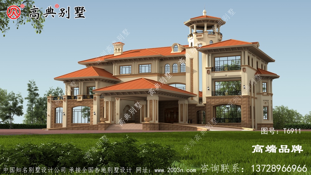 豪华欧式别墅让你明白设计的魅力