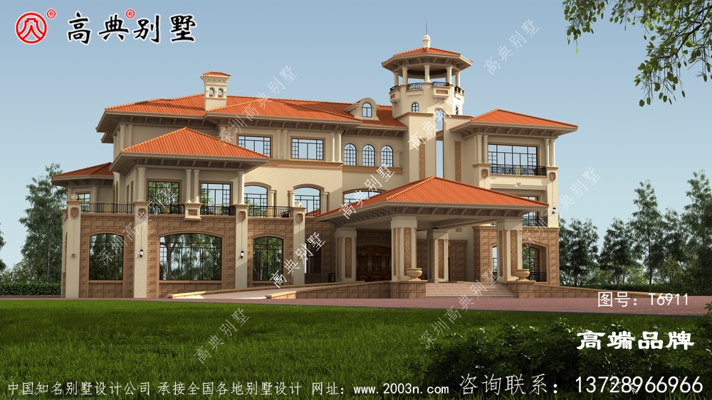 豪华欧式别墅让你明白设计的魅力