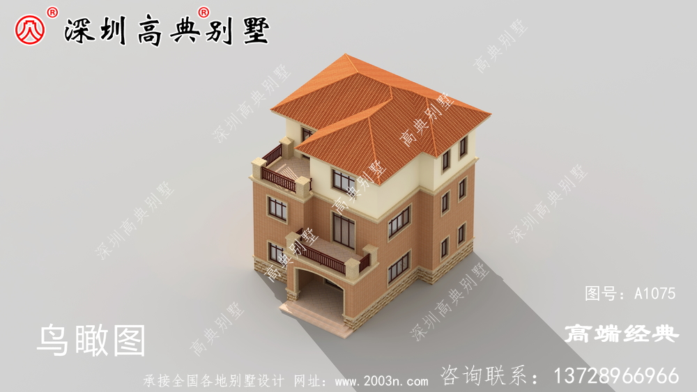 农村最漂亮三层别墅设计图，30万就能建，图纸看到快收藏了