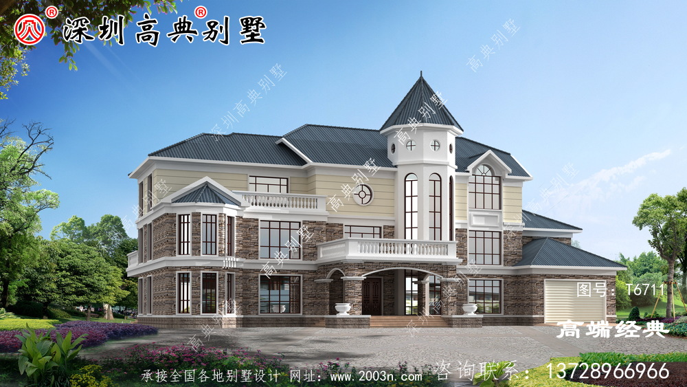 新中式别墅设计图，既可以居家又可以民宿，一级赞。