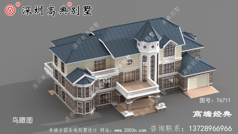 新中式别墅设计图，既可以居家又可以民宿，一级赞。