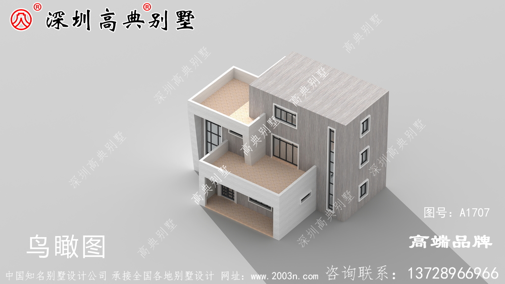 简约清新美式农村小别墅图，户型实用
