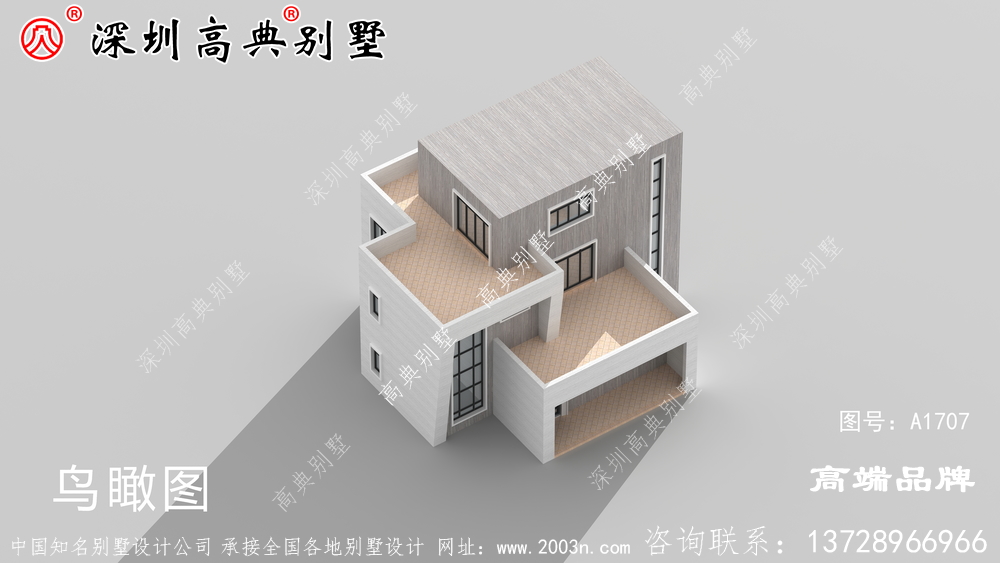 简约清新美式农村小别墅图，户型实用