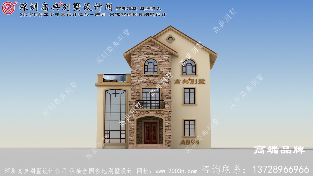 最新款农村三层别墅图纸，必将成为农村里数一数二的人