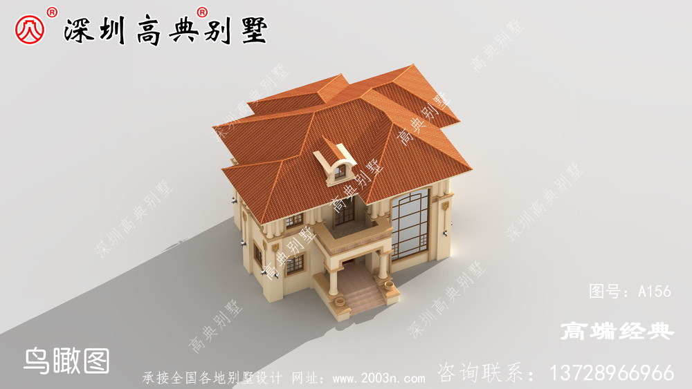 二层自营住宅外观效果图，如此美丽的别墅尚未收到。可别被人先拿抢走了。