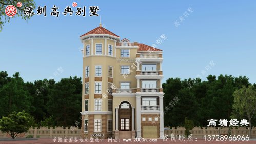农村三层自建房效果图，经济实用，保