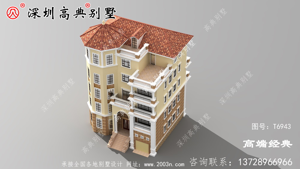 农村三层自建房效果图，经济实用，保证让你眼前一亮