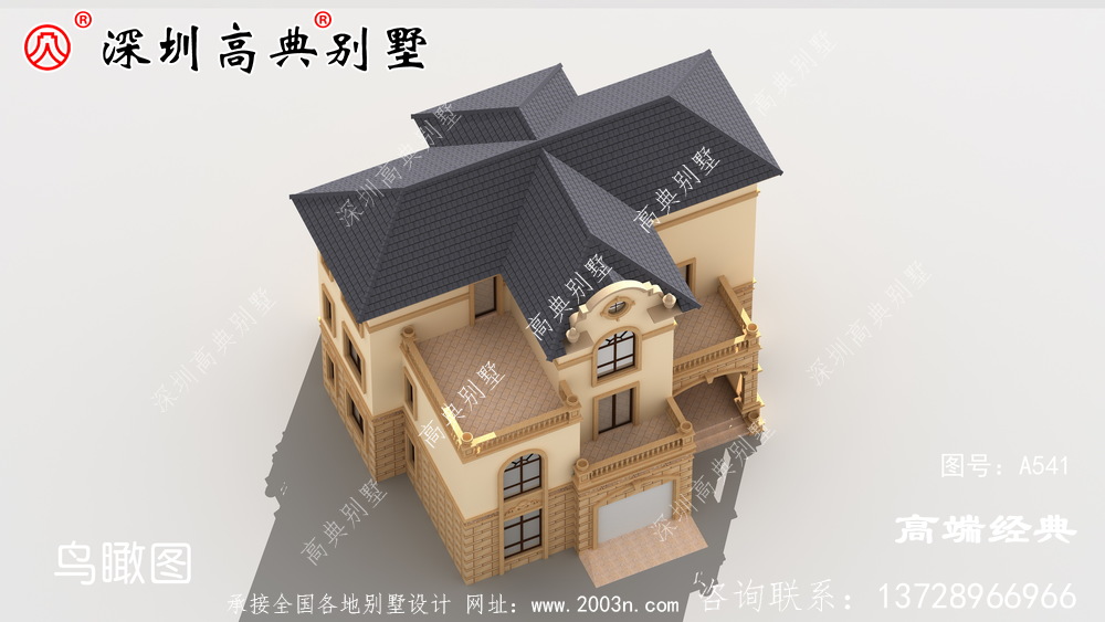 建别墅要带车库，选这个再适合不过了