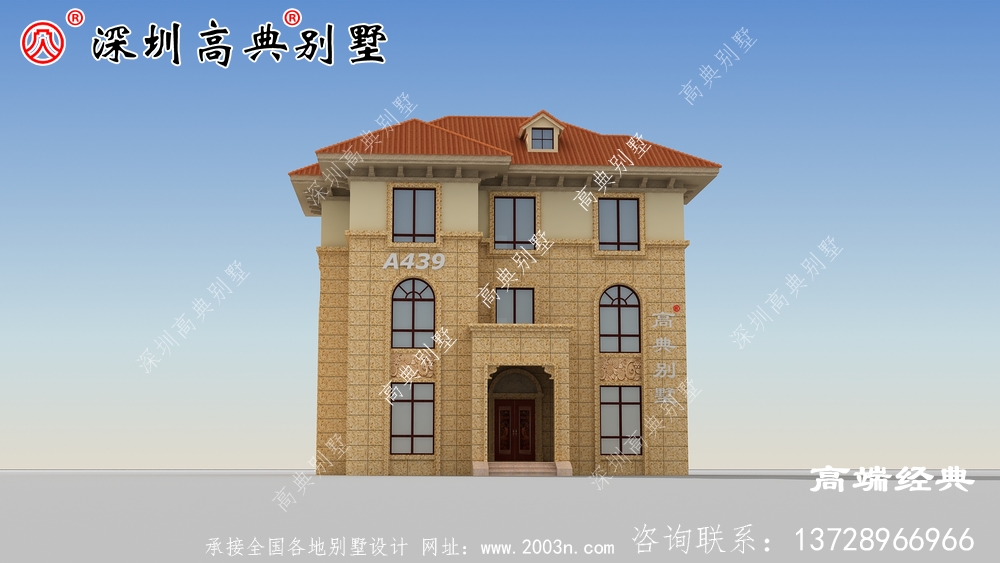广东乡村自建房图，简洁大气，想低调都不行。