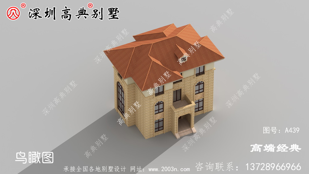 广东乡村自建房图，简洁大气，想低调都不行。