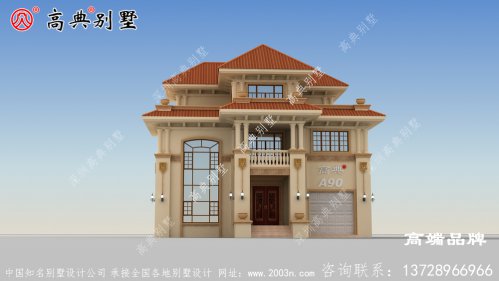 低部使用砖和文化石在美观的同时保护